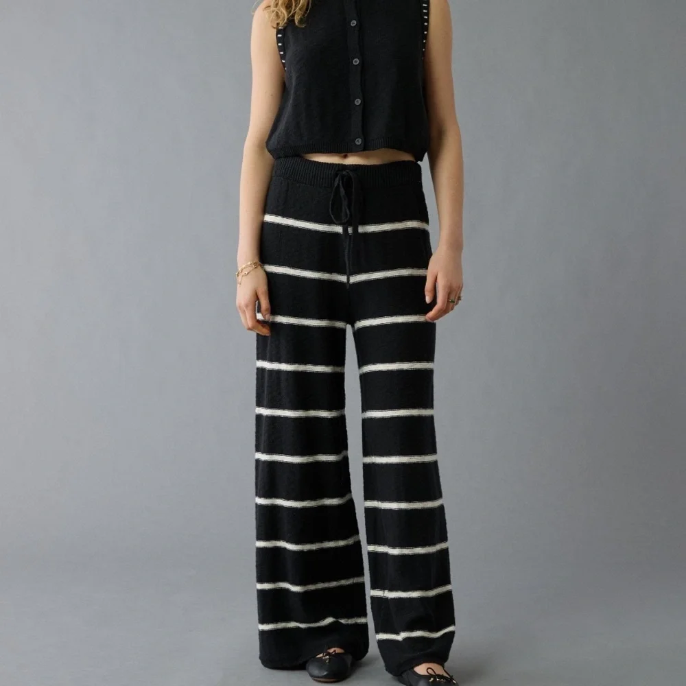 Sweater Knit Pants Straight Leg Baggy Soft New With Tags Favorite Winter Pants - Picture 7 of 7